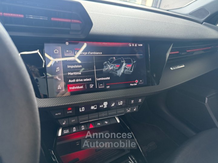 Audi RS3 SPORTBACK 25 TFSI 400 S tronic 7 Quattro / FULL OPTIONS / PAS DE MALUS / LIGNE RS - 26
