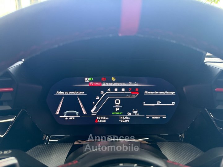 Audi RS3 SPORTBACK 25 TFSI 400 S tronic 7 Quattro / FULL OPTIONS / PAS DE MALUS / LIGNE RS - 29
