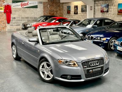 Audi A4 S-Line Cabriolet 32L V6 FSI 255 ch Quattro 75 590 kms GPS, Sièges chauffants, Régulateur Carnet et historique État exceptionnel   - 2