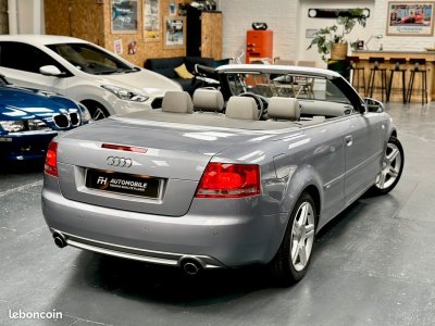 Audi A4 S-Line Cabriolet 32L V6 FSI 255 ch Quattro 75 590 kms GPS, Sièges chauffants, Régulateur Carnet et historique État exceptionnel   - 3