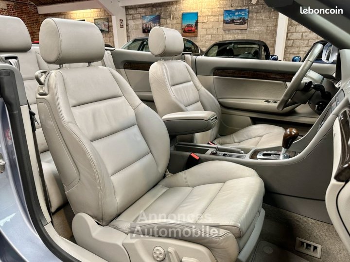 Audi A4 S-Line Cabriolet 32L V6 FSI 255 ch Quattro 75 590 kms GPS, Sièges chauffants, Régulateur Carnet et historique État exceptionnel - 7