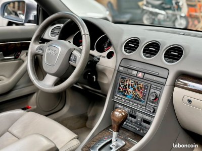 Audi A4 S-Line Cabriolet 32L V6 FSI 255 ch Quattro 75 590 kms GPS, Sièges chauffants, Régulateur Carnet et historique État exceptionnel   - 8