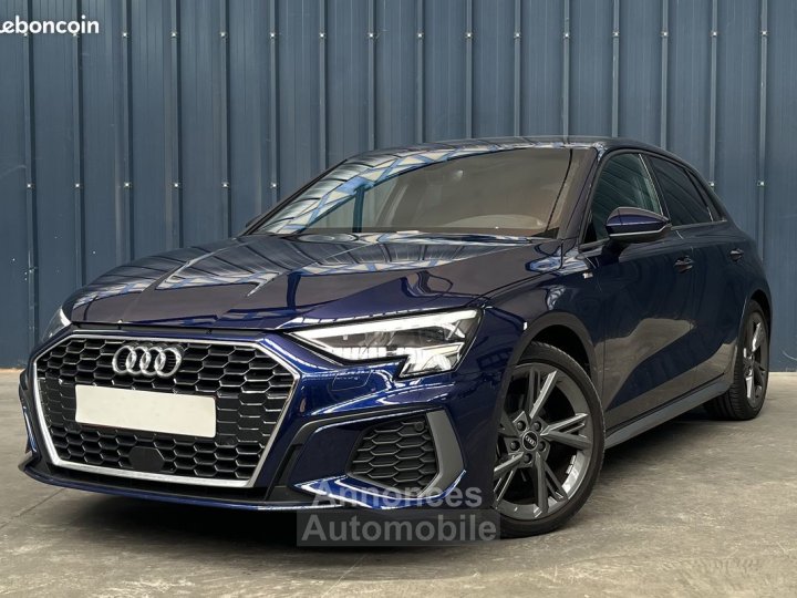 Audi A3 S-Line Sport Edition 2024 30TFSI 110ch Boite Automatique S-Tronic 7 Rapports Garantie Constructeur 4 Ans Parfait Etat Caméra de Recul Virtual Cockpit - 1