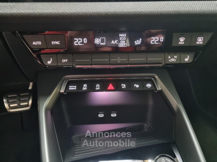 Audi A3 IV (2) SPORTBACK 15 35 TFSI MILD HYBRID 150 S LINE S TRONIC 7 - 20