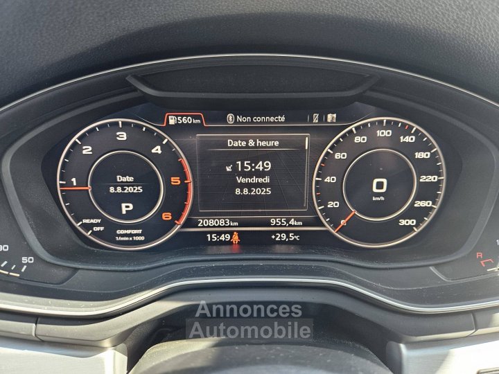Audi A4 V (B9) 20 TDI 122ch S line S tronic 7 - 7