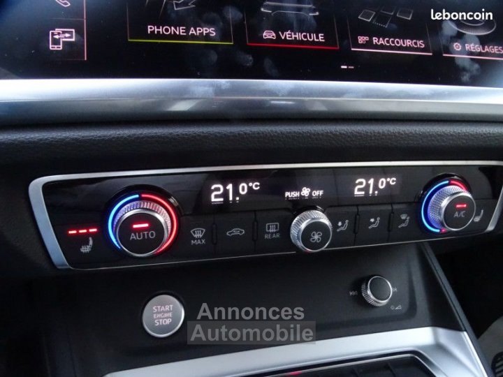 Audi Q3 35 TFSI 150CH S LINE TRONIC 7-TOE Jtes 19 Apple Carplay LED ACC-1ere Main - 15