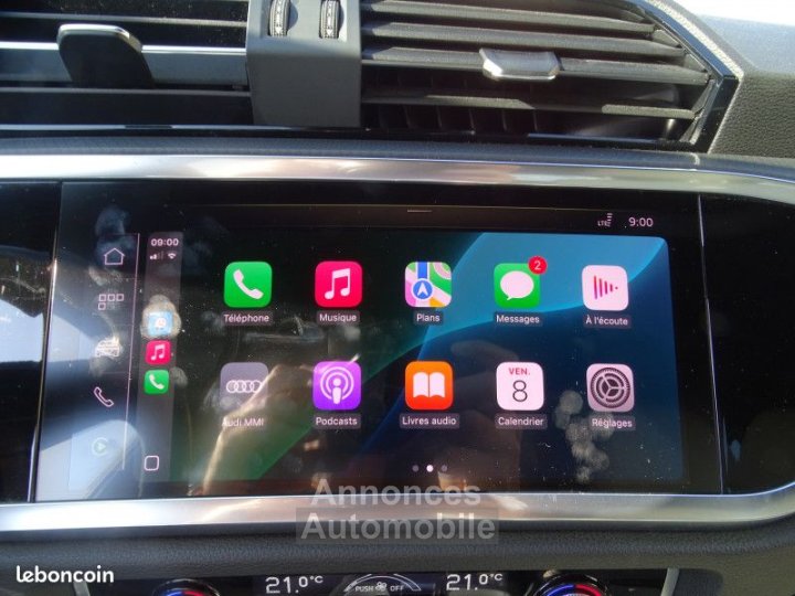 Audi Q3 35 TFSI 150CH S LINE TRONIC 7-TOE Jtes 19 Apple Carplay LED ACC-1ere Main - 18