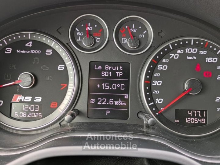 Audi RS3 SPORTBACK 25 TFSI 340ch QUATTRO S-TRONIC BVA - 14