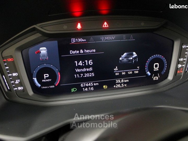 Audi A1 25 TFSI 95CH BUSINESS LINE S TRONIC 7 - 10