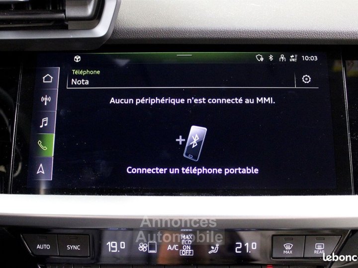 Audi A3 Sportback 30 TFSI 110CH MILD HYBRID DESIGN S TRONIC 7 - 16