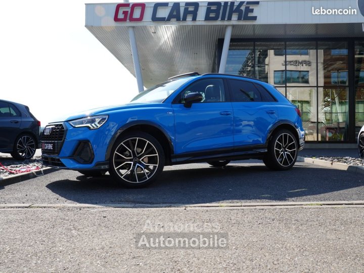 Audi Q3 150 TDI S Line Garantie 6 ans Toit ouvrant Pack black Caméra de recul Apple Carplay LED 19P 509-mois - 1