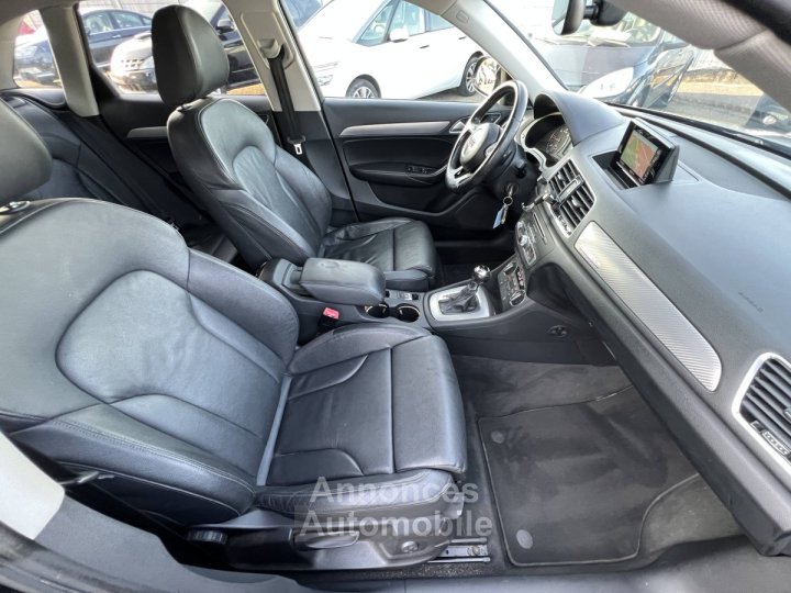 Audi Q3 20 TDI 150 Ambiente quattro S tronic 7 Cuir GPS Caméra - 10