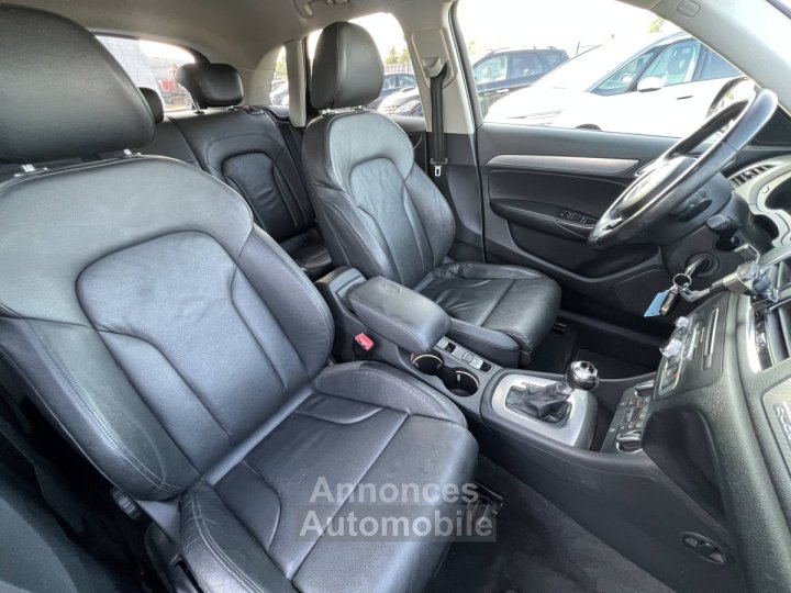 Audi Q3 20 TDI 150 Ambiente quattro S tronic 7 Cuir GPS Caméra - 11