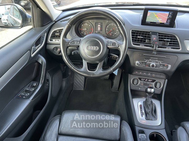 Audi Q3 20 TDI 150 Ambiente quattro S tronic 7 Cuir GPS Caméra - 15