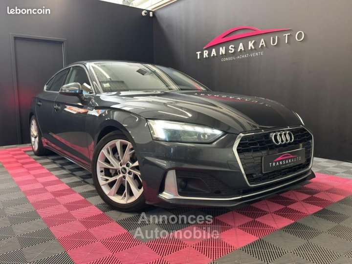Audi A5 Sportback 20 40 TFSI 204ch DESIGN LUXE SECONDE MAIN SUIVI RÉVISION À JOUR - 1
