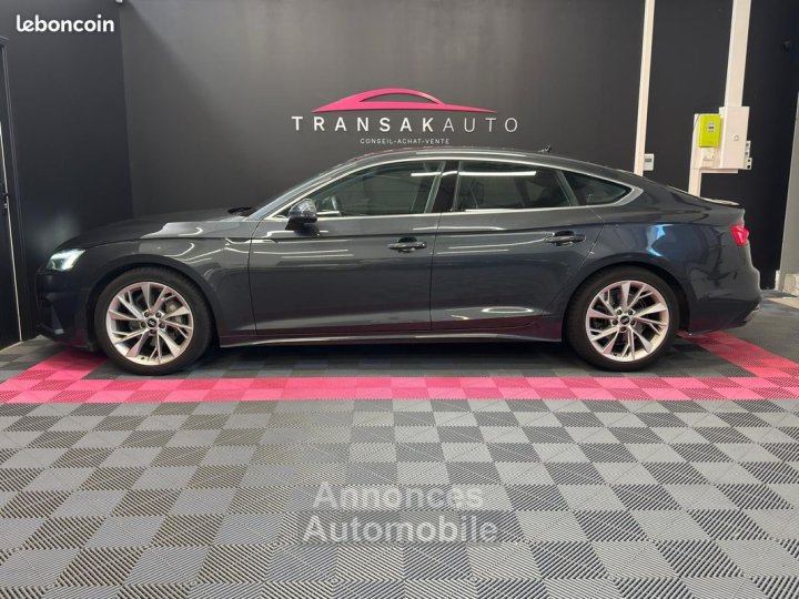 Audi A5 Sportback 20 40 TFSI 204ch DESIGN LUXE SECONDE MAIN SUIVI RÉVISION À JOUR - 2