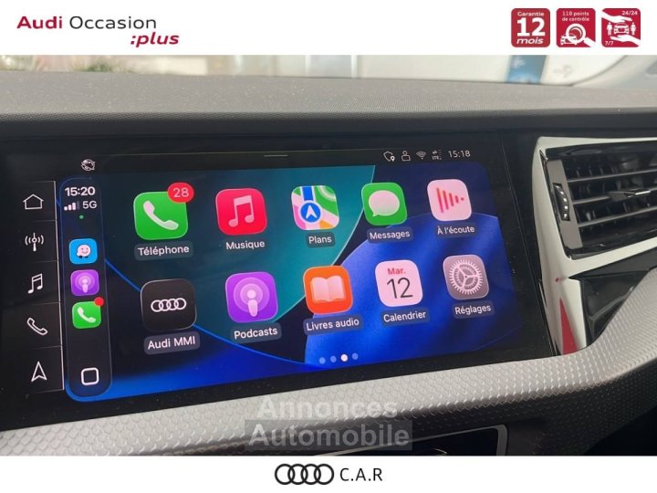 Audi A1 Sportback 25 TFSI 95 ch S tronic 7 Design - 16