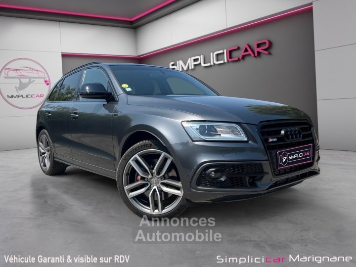 Audi SQ5 V6 30 BiTDI 326 comp&eacute;tition Quattro Tiptronic 8-CAM&Eacute;RA DE RECUL-SI&Eacute;GE CHAUFFANT-D&Eacute;MARAGE SANS CL&Eacute;-GARANTIE 12 MOIS- - 1