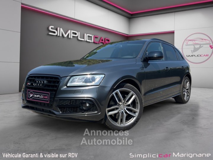 Audi SQ5 V6 30 BiTDI 326 comp&eacute;tition Quattro Tiptronic 8-CAM&Eacute;RA DE RECUL-SI&Eacute;GE CHAUFFANT-D&Eacute;MARAGE SANS CL&Eacute;-GARANTIE 12 MOIS- - 7