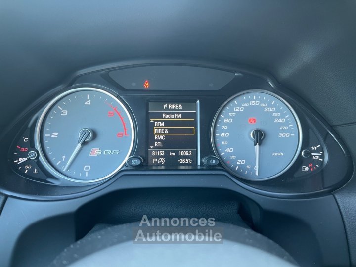 Audi SQ5 V6 30 BiTDI 326 comp&eacute;tition Quattro Tiptronic 8-CAM&Eacute;RA DE RECUL-SI&Eacute;GE CHAUFFANT-D&Eacute;MARAGE SANS CL&Eacute;-GARANTIE 12 MOIS- - 16