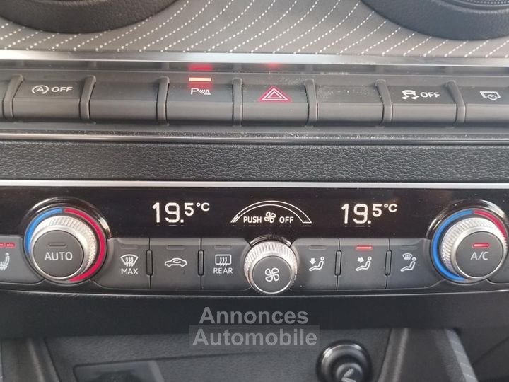 Audi Q2 15 35 TFSI 150CH S line S-TRONIC BVA VIRTUAL CARPLAY CAMERA SIEGE CHAUFFANT - 17