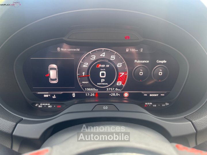 Audi RS3 SPORTBACK 25 TFSI 400 S tronic 7 Quattro VMAX - 11
