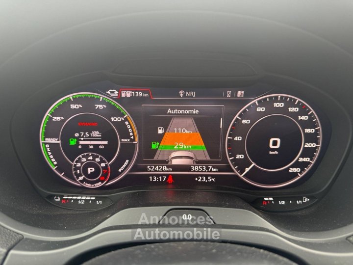 Audi A3 14 TFSI e-tron 204ch S line S tronic 6 – Faible km / Réseau / CarPlay / Hybride Rechargeable - 17