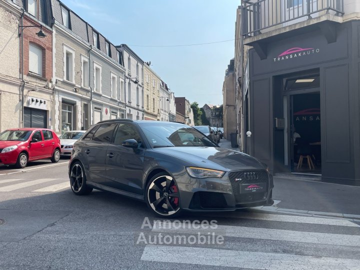 Audi RS3 SPORTBACK 25 TFSI 367 Quattro S tronic 7 / FULL ENTRETIEN / TOIT OUVRANT / SIEGES CHAUFFANTS - 1
