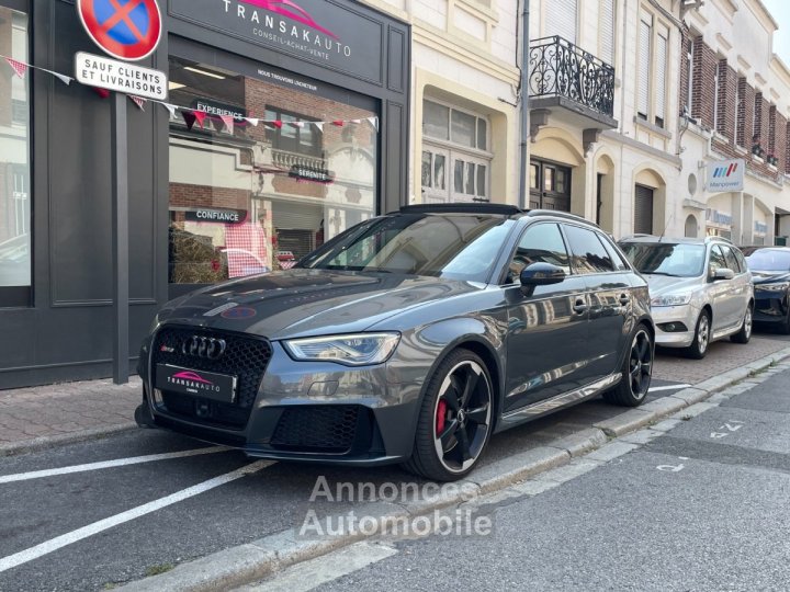Audi RS3 SPORTBACK 25 TFSI 367 Quattro S tronic 7 / FULL ENTRETIEN / TOIT OUVRANT / SIEGES CHAUFFANTS - 3