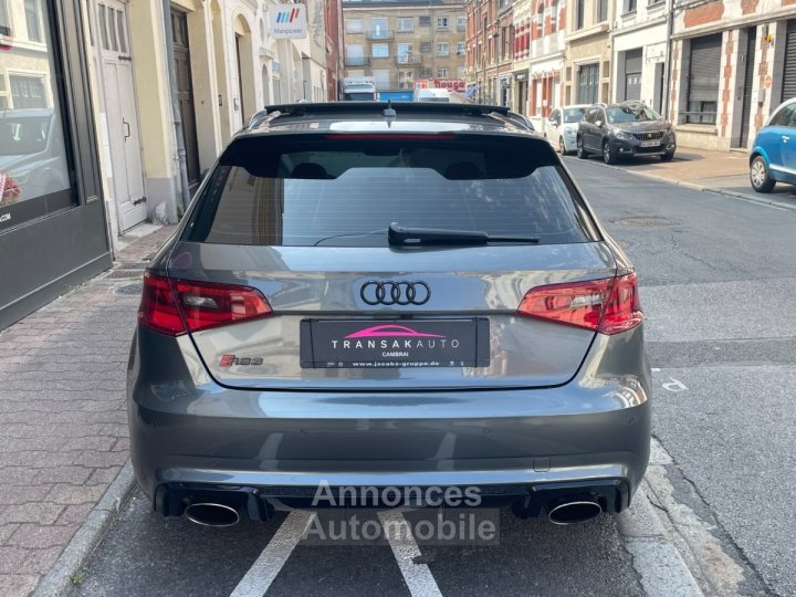 Audi RS3 SPORTBACK 25 TFSI 367 Quattro S tronic 7 / FULL ENTRETIEN / TOIT OUVRANT / SIEGES CHAUFFANTS - 6
