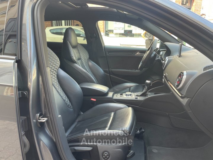 Audi RS3 SPORTBACK 25 TFSI 367 Quattro S tronic 7 / FULL ENTRETIEN / TOIT OUVRANT / SIEGES CHAUFFANTS - 50