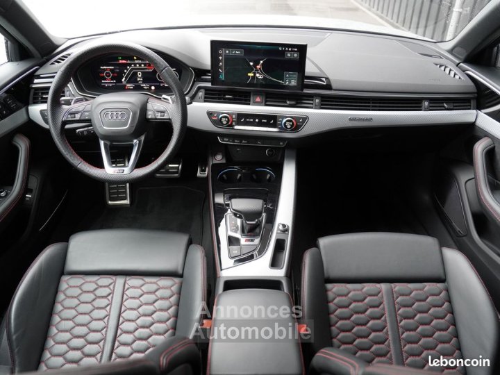Audi RS4 AVANT V6 TFSI 450 ch Nardo Garantie 6 ans Toit ouvrant panoramique Bang&Olufsen Echappement sport Carplay Sièges RS chauffants LED 20P 979-moiss - 4