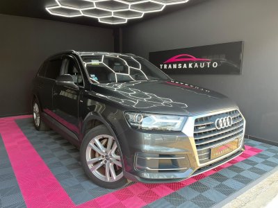 Audi Q7 30 V6 TDI Clean Diesel 218 Tiptronic 8 Quattro 7pl S line CHAINE / FRANÇAISE / SUIVI / VIRTUAL / HAYON ELEC / CAMERA   - 1