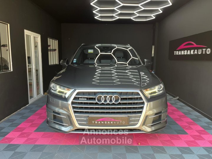 Audi Q7 30 V6 TDI Clean Diesel 218 Tiptronic 8 Quattro 7pl S line CHAINE / FRANÇAISE / SUIVI / VIRTUAL / HAYON ELEC / CAMERA - 2