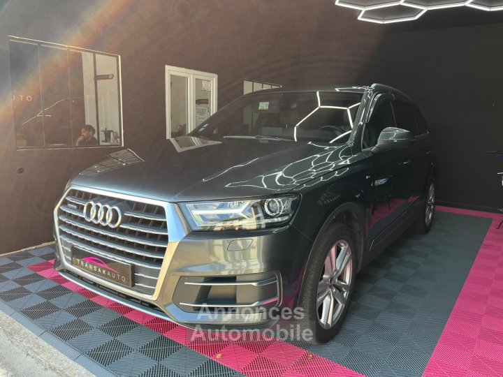 Audi Q7 30 V6 TDI Clean Diesel 218 Tiptronic 8 Quattro 7pl S line CHAINE / FRANÇAISE / SUIVI / VIRTUAL / HAYON ELEC / CAMERA - 3