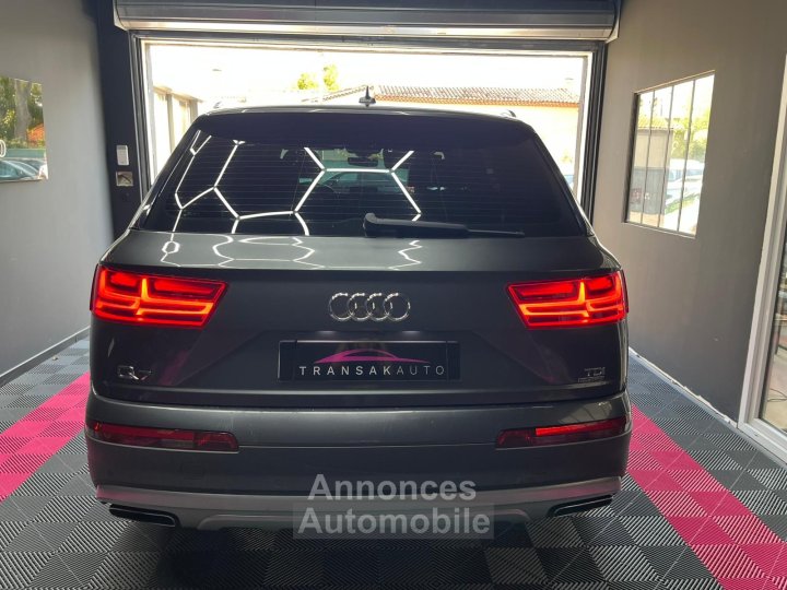 Audi Q7 30 V6 TDI Clean Diesel 218 Tiptronic 8 Quattro 7pl S line CHAINE / FRANÇAISE / SUIVI / VIRTUAL / HAYON ELEC / CAMERA - 5