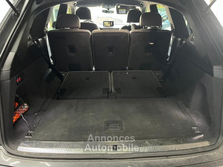 Audi Q7 30 V6 TDI Clean Diesel 218 Tiptronic 8 Quattro 7pl S line CHAINE / FRANÇAISE / SUIVI / VIRTUAL / HAYON ELEC / CAMERA - 13
