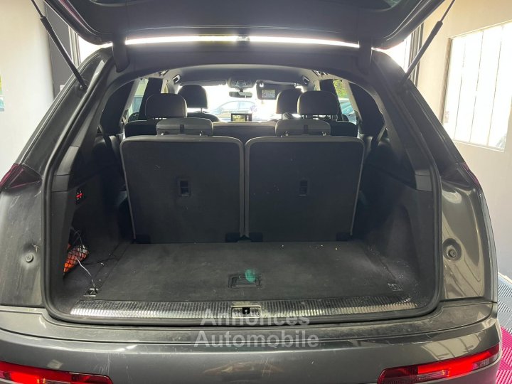 Audi Q7 30 V6 TDI Clean Diesel 218 Tiptronic 8 Quattro 7pl S line CHAINE / FRANÇAISE / SUIVI / VIRTUAL / HAYON ELEC / CAMERA - 14