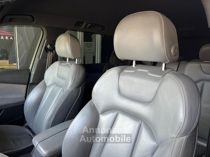 Audi Q7 30 V6 TDI Clean Diesel 218 Tiptronic 8 Quattro 7pl S line CHAINE / FRANÇAISE / SUIVI / VIRTUAL / HAYON ELEC / CAMERA - 18
