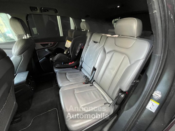 Audi Q7 30 V6 TDI Clean Diesel 218 Tiptronic 8 Quattro 7pl S line CHAINE / FRANÇAISE / SUIVI / VIRTUAL / HAYON ELEC / CAMERA - 21