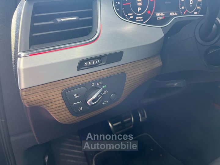 Audi Q7 30 V6 TDI Clean Diesel 218 Tiptronic 8 Quattro 7pl S line CHAINE / FRANÇAISE / SUIVI / VIRTUAL / HAYON ELEC / CAMERA - 25