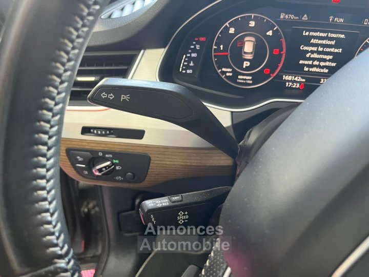 Audi Q7 30 V6 TDI Clean Diesel 218 Tiptronic 8 Quattro 7pl S line CHAINE / FRANÇAISE / SUIVI / VIRTUAL / HAYON ELEC / CAMERA - 29