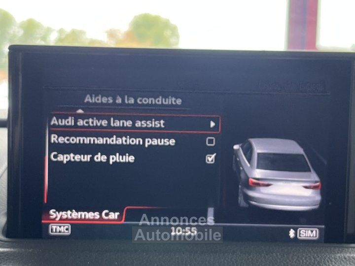 Audi S3 BERLINE 2,0 TFSI 300 QUATTRO GPS REGULATEUR ADAPTATIF KEYLESS FULL LED PARK ASSIST DRIVE SELECT J - 13