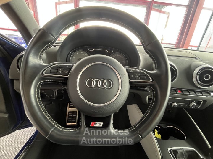 Audi S3 BERLINE 2,0 TFSI 300 QUATTRO GPS REGULATEUR ADAPTATIF KEYLESS FULL LED PARK ASSIST DRIVE SELECT J - 32