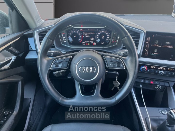 Audi A1 Sportback 30 TFSI 110 ch BVM6 S Line-CARPLAY-CAMERA DE RECUL-GARANTIE CONSTRUCTEUR - 14
