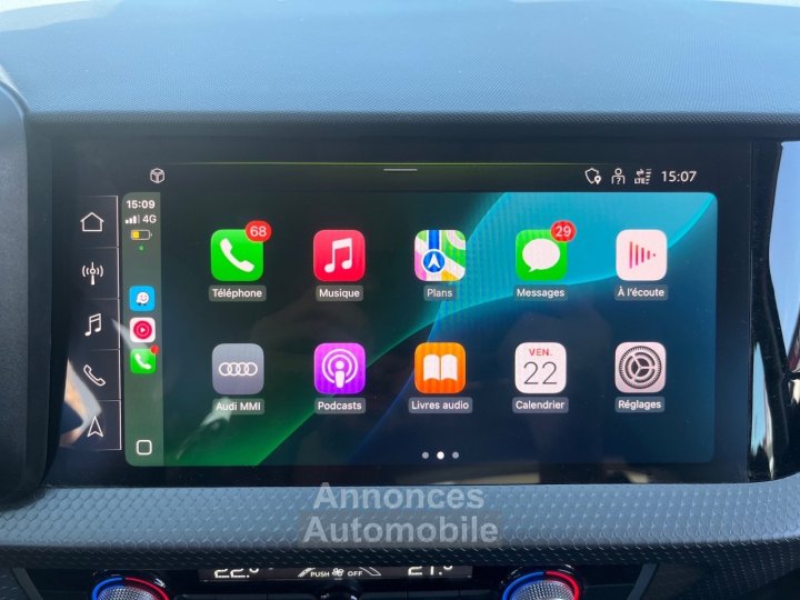 Audi A1 Sportback 30 TFSI 110 ch BVM6 S Line-CARPLAY-CAMERA DE RECUL-GARANTIE CONSTRUCTEUR - 17