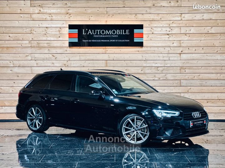 Audi A4 Avant 20 TDI 150ch S-LINE PHASE 2 BLACK EDITION VIRTUAL COCKPIT JANTES 19 CAMERA GARANTIE 12 MOIS - 1