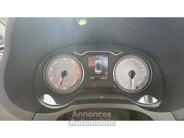 Audi S3 Cabriolet Quattro 20 TFSI 300 S-tronic  - GARANTIE 12 MOIS - 12