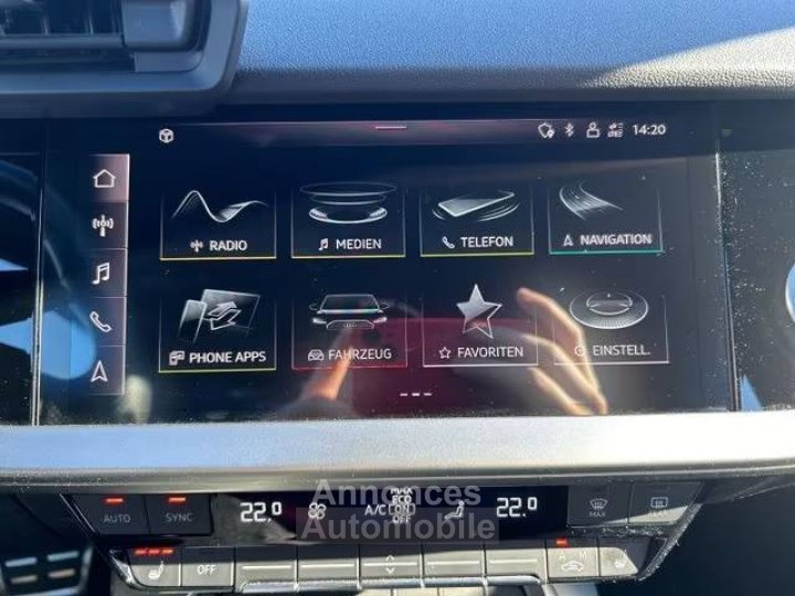 Audi A3 Sportback IV 40 TFSI e 204ch S line S tronic 6 - 13