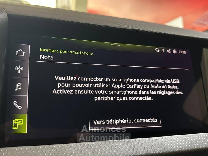 Audi A1 Sportback 30 TFSI 110 ch S tronic 7 S Line - 15